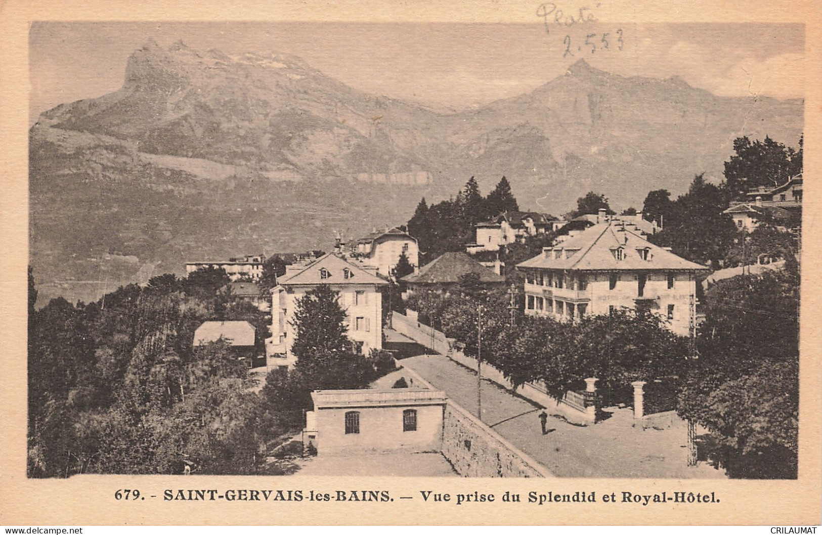 74-SAINT GERVAIS LES BAINS-N°T5276-F/0267 - Saint-Gervais-les-Bains