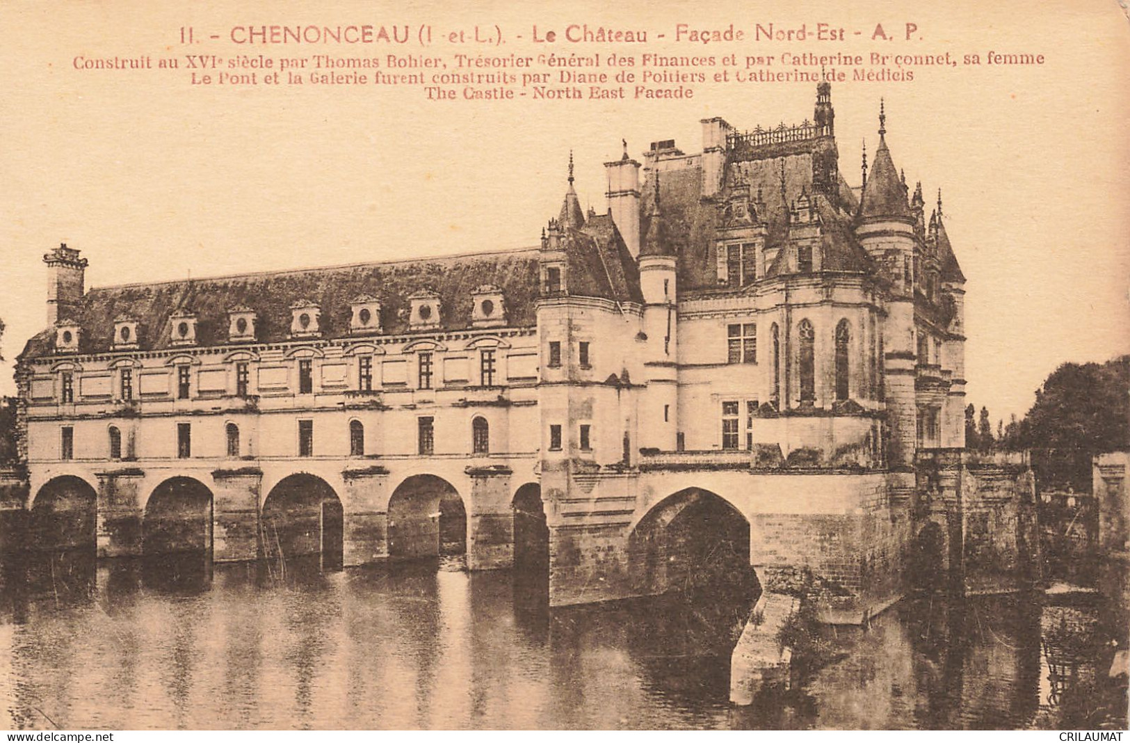 37-CHENONCEAU LE CHÂTEAU-N°T5276-H/0391 - Chenonceaux