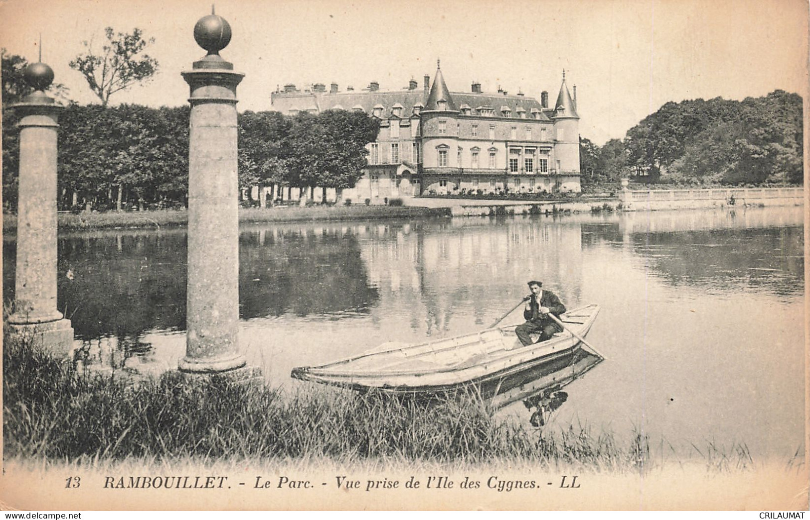 78-RAMBOUILLET LE CHÂTEAU ET LE PARC-N°T5276-G/0217 - Rambouillet (Château)