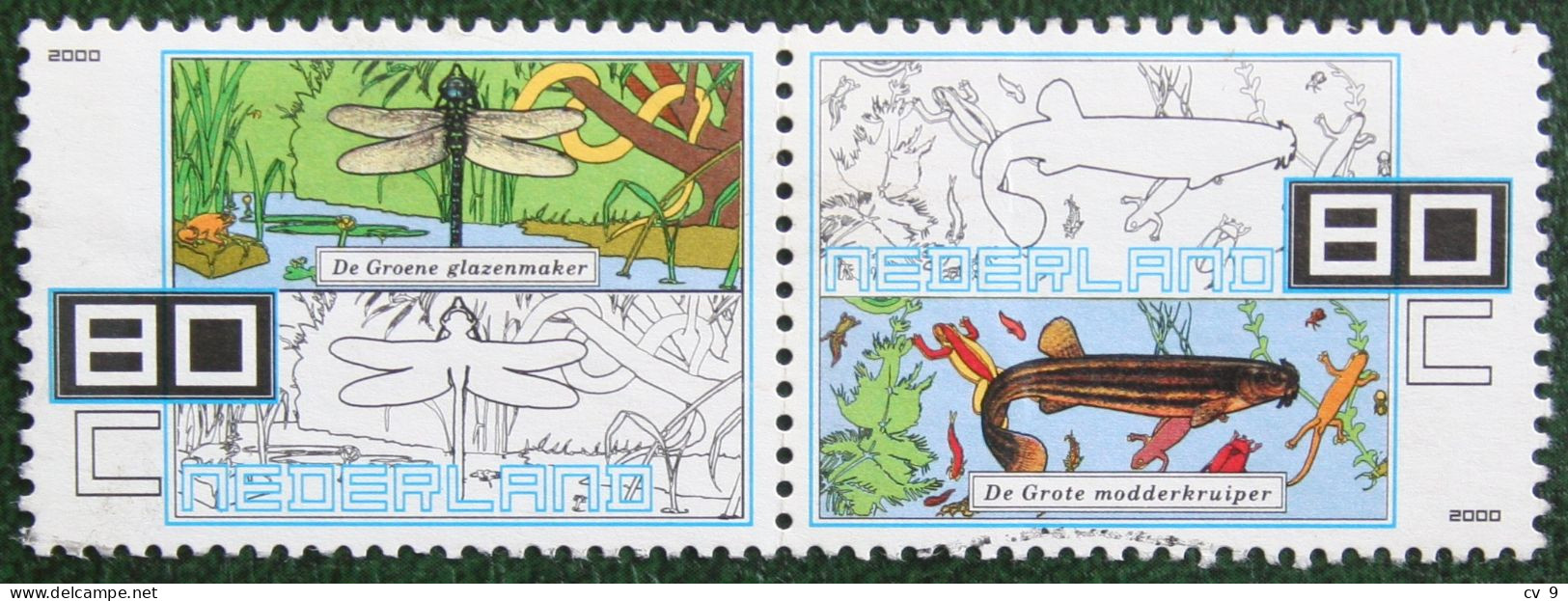 Voor De Natuur NVPH 1924-1925 (Mi 1823-1824); 2000 Gestempeld / USED NEDERLAND / NIEDERLANDE - Gebraucht