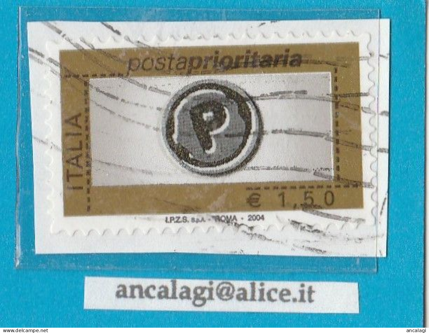 USATI ITALIA POSTA PRIORITARIA 2004 - Ref.1436A "6^ Emissione" 1 Val. Da € 1,50 - - 2001-10: Oblitérés