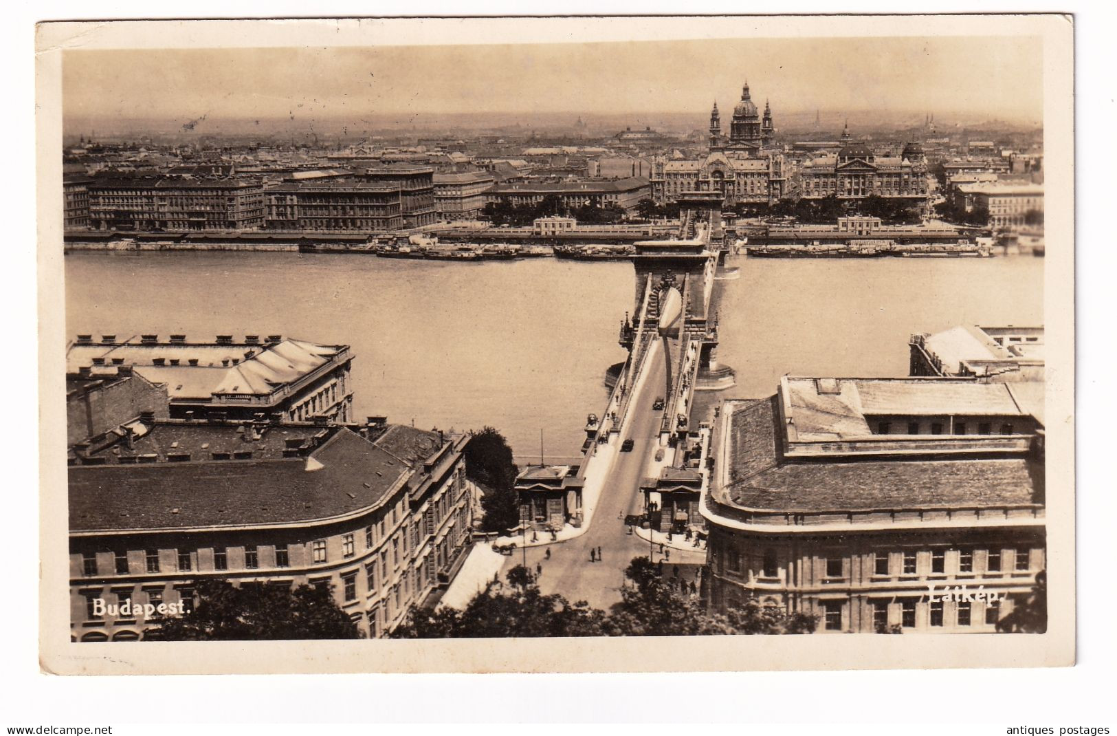 Carte Photo 1934 Budapest Hongrie Magyarország Hungary Ungarn Vitznau Schweiz Count István Széchenyi - Briefe U. Dokumente