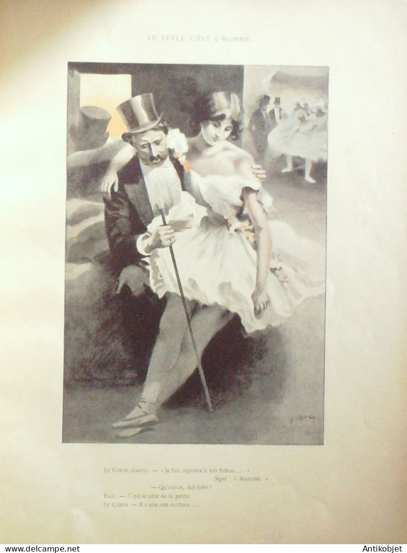 Bac Femmes de théâtre Ferdinand texte Guilbert Yvette 1896 Inédit très rare