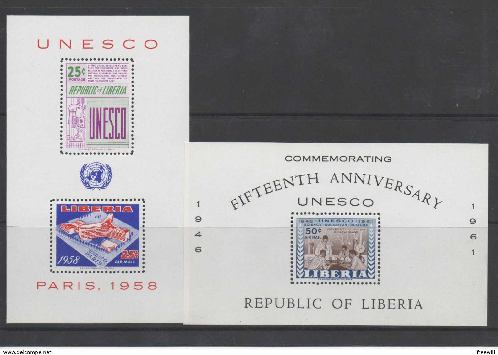 Liberia Timbres divers - Various stamps -Verschillende postzegels XXX