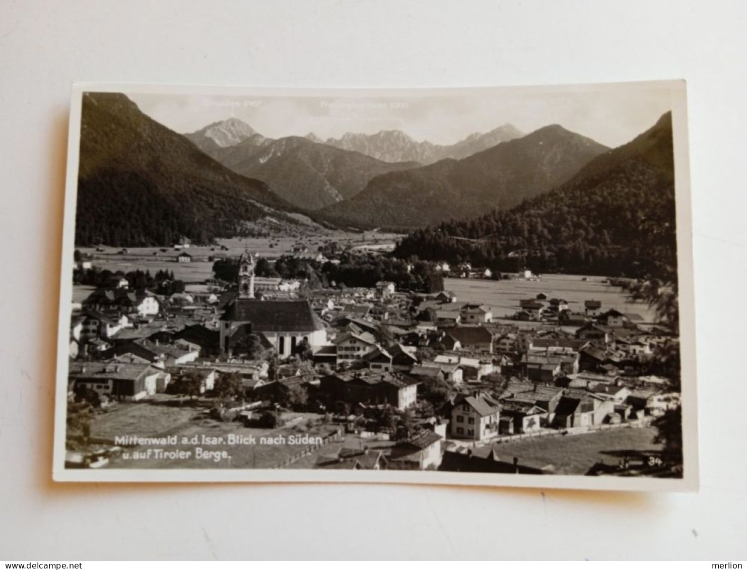 D202654 AK- CPA  -  Mittenwald A.d. Isar   FOTO-AK Photo  W. Kenne  34 - Mittenwald