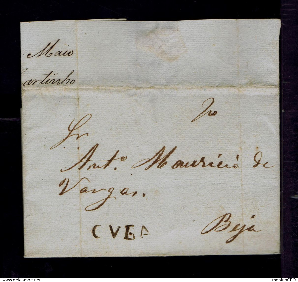 Gc8586 PORTUGAL  Mailed 16-May-1848 CUBA -Beja »Porto - ...-1853 Prephilately