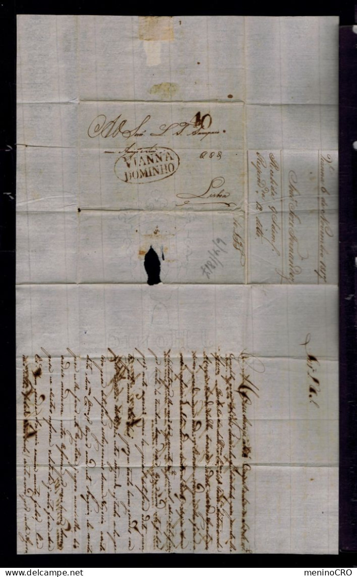 Gc8587 PORTUGAL  Mailed 06-April-1817 VIANNA DO MINHO »LISBOA - ...-1853 Vorphilatelie