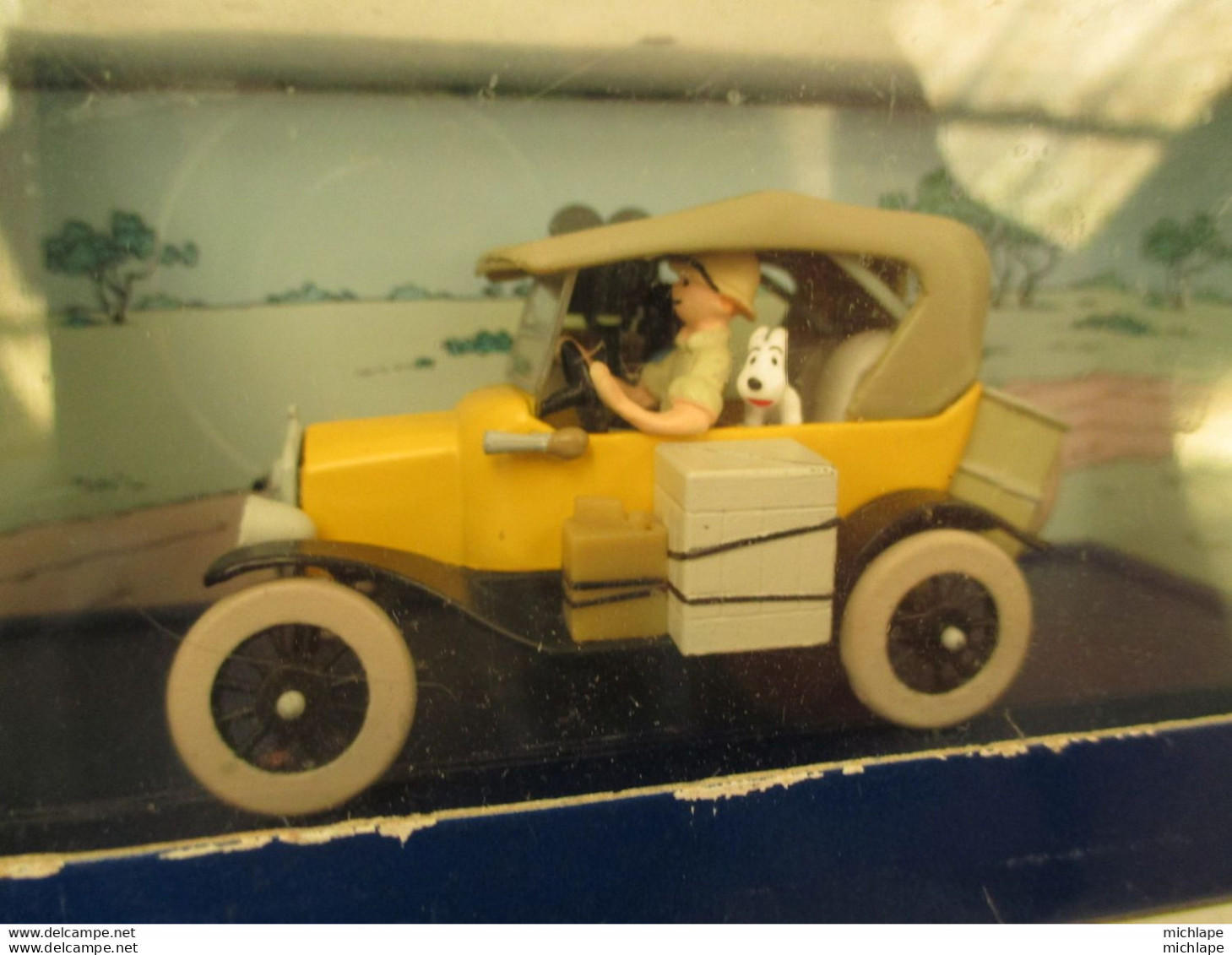 VOITURE - MINIATURE -  FORD T 1920 N°11 - ATLAS-"TINTIN Au CONGO" Dans Sa Boîte - Other & Unclassified