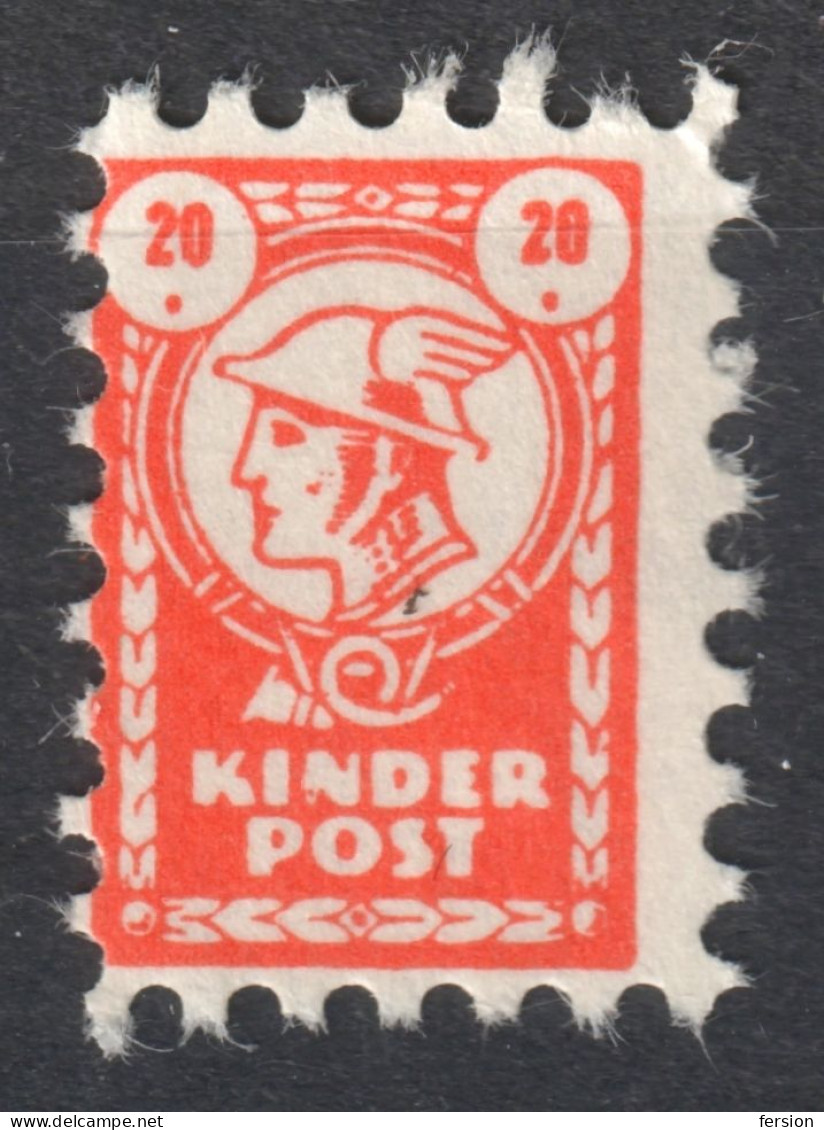 Hermes Greek Mythology - Children POST / KINDER Post - Piatnik LABEL VIGNETTE CINDERELLA - GERMANY AUSTRIA 20 - Sonstige & Ohne Zuordnung