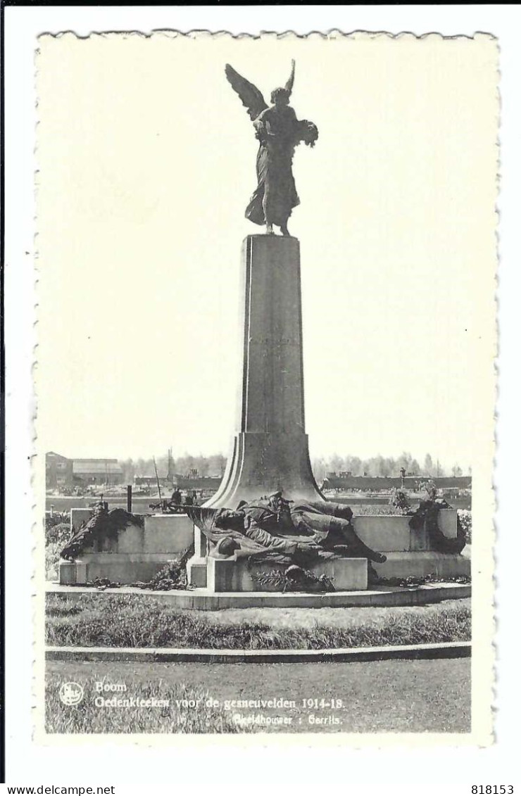 Boom   Gedenkteeken Voor De Gesneuvelden 1914-18 - Boom