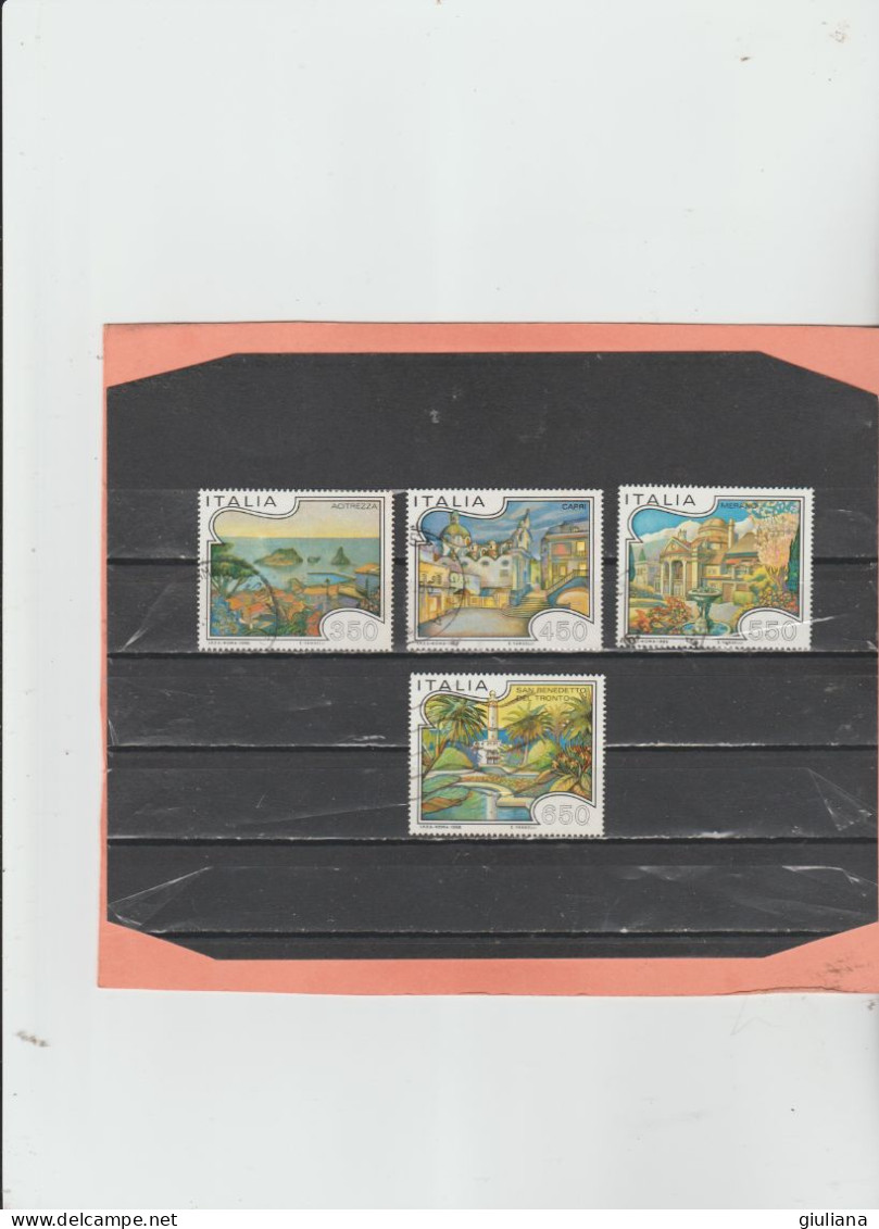 Italia Rep. 1986 - (Sassone) S. 427 Used "Propaganda Turistica. 13^ Emissione. Policromi" - Serie Completa - 1981-90: Used