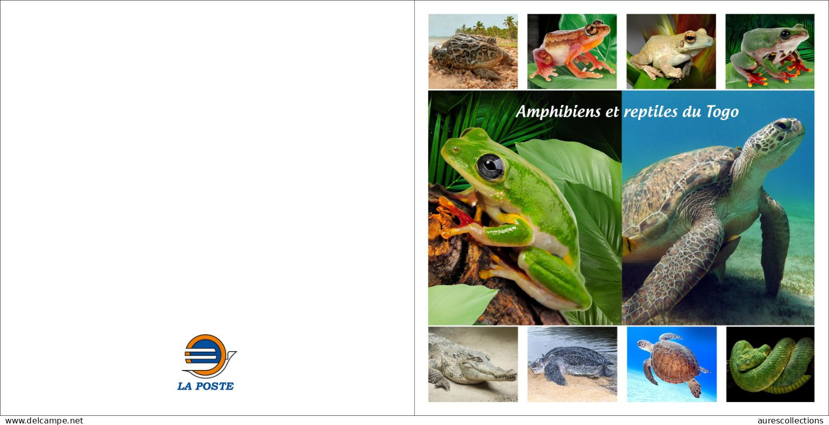 TOGO 2024 BOOKLET MS 16V - REGULAR ONLY - AMPHIBIANS & REPTILES - FROG FROGS TURTLE TURTLES SNAKES CROCODILE - MNH - Schildpadden