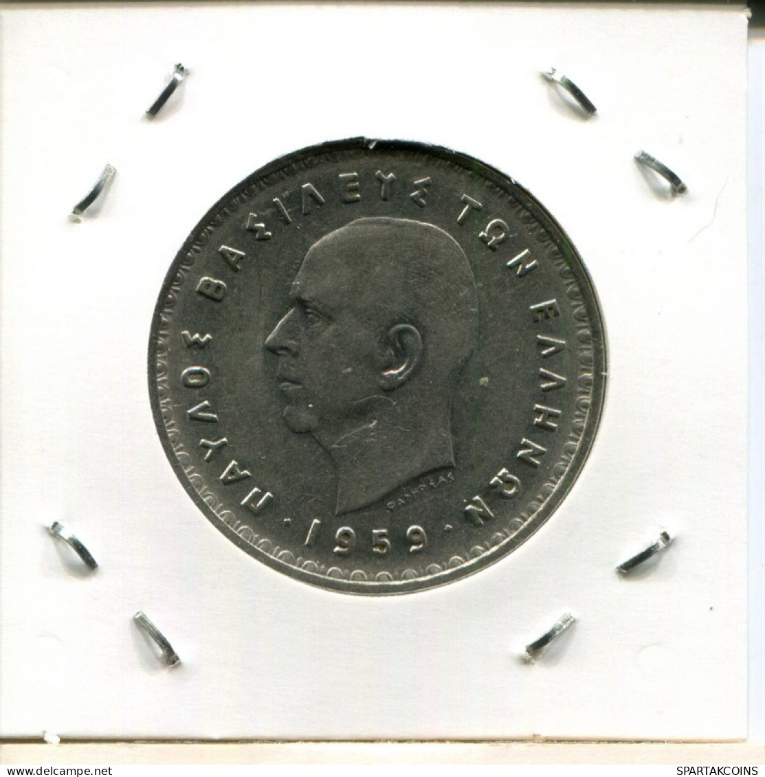 10 DRACHMES 1959 GRIECHENLAND GREECE Münze #AK415.D.A - Greece