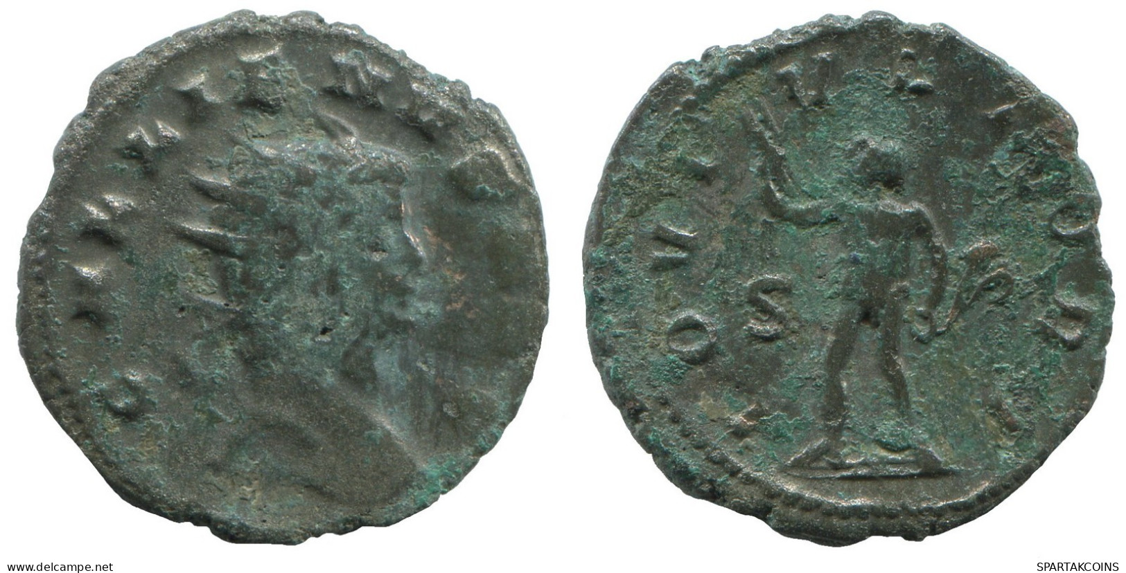 GALLIENUS ROMAN IMPERIO Follis Antiguo Moneda 2.8g/20mm #SAV1075.9.E.A - The Military Crisis (235 AD Tot 284 AD)