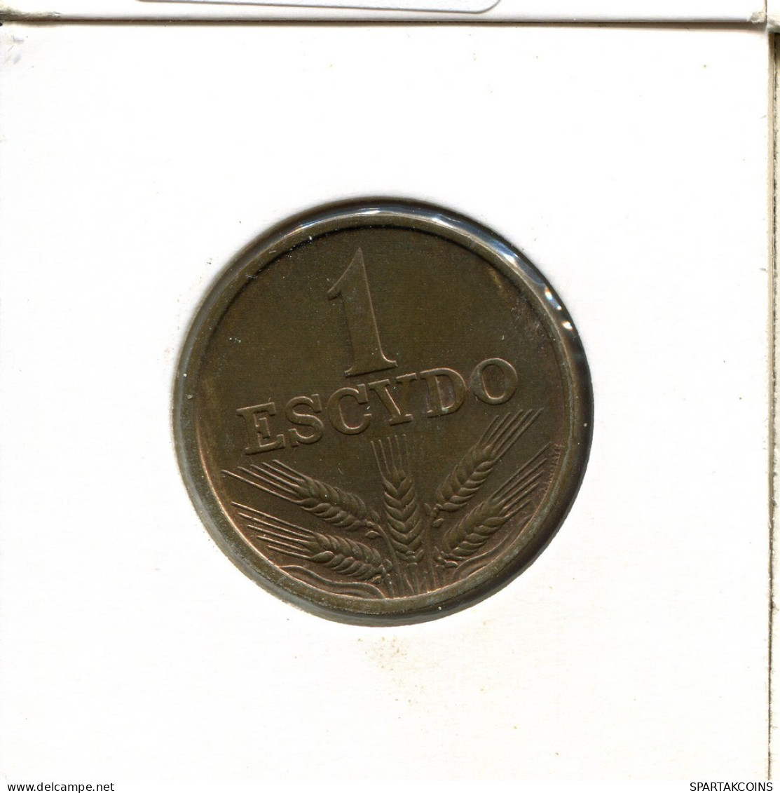1 ESCUDO 1976 PORTUGAL Münze #AT330.D.A - Portugal