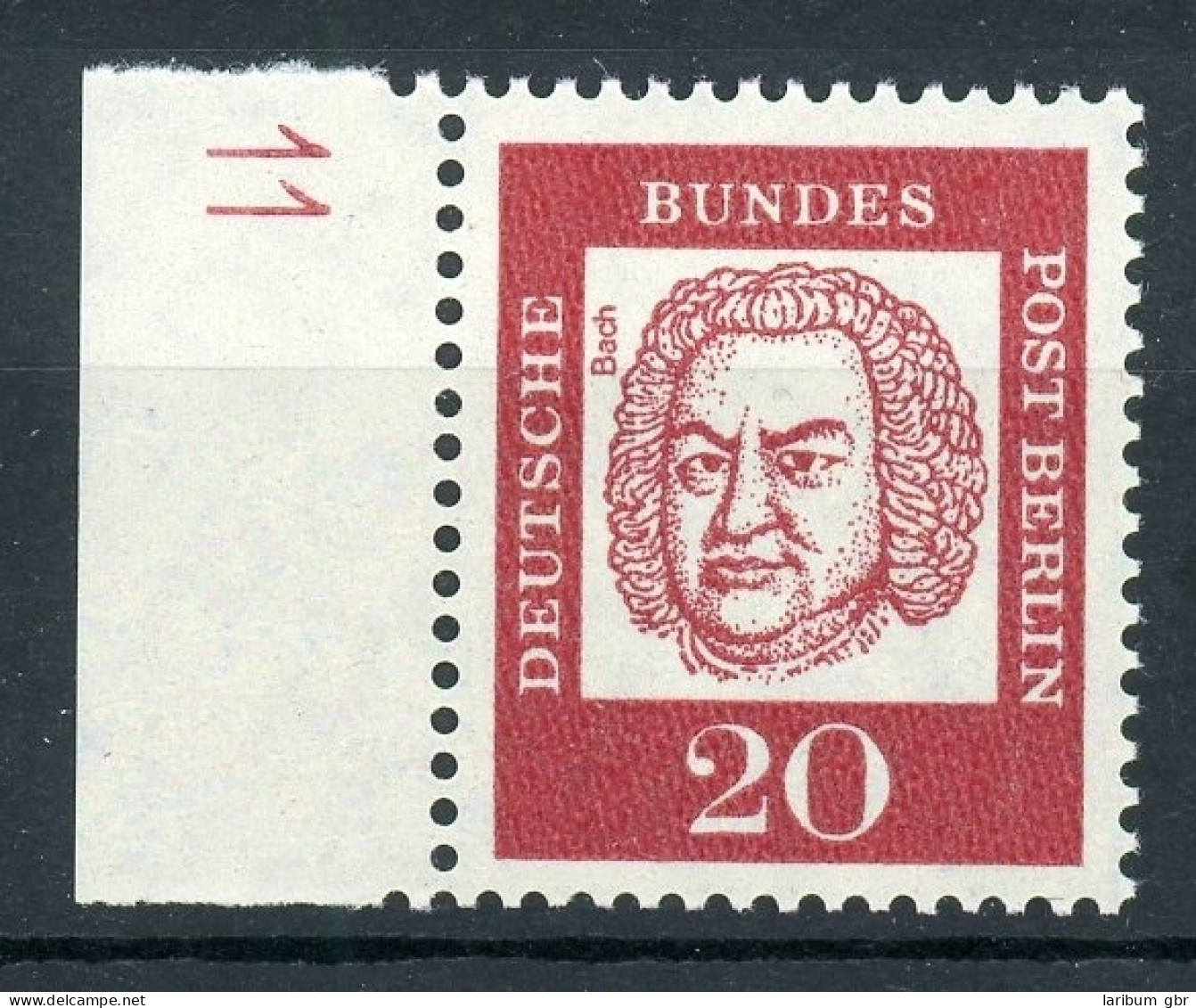 Berlin DS Bedeutende Deutsche 204 DZ 11 Postfrisch #JE859 - Ungebraucht