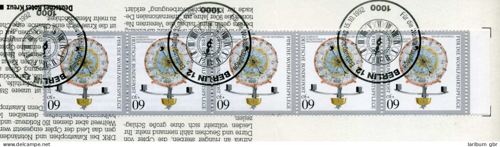 Bund Markenheft Mit 1631 Gestempelt Berlin, Rotes Kreuz #HB055 - Altri & Non Classificati