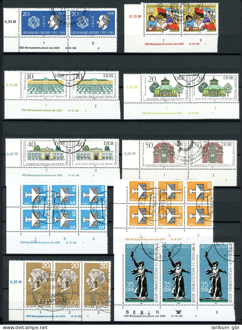 DDR Lot DV Aus 1983 Bis 1984 Gestempelt #IX367 - Andere & Zonder Classificatie