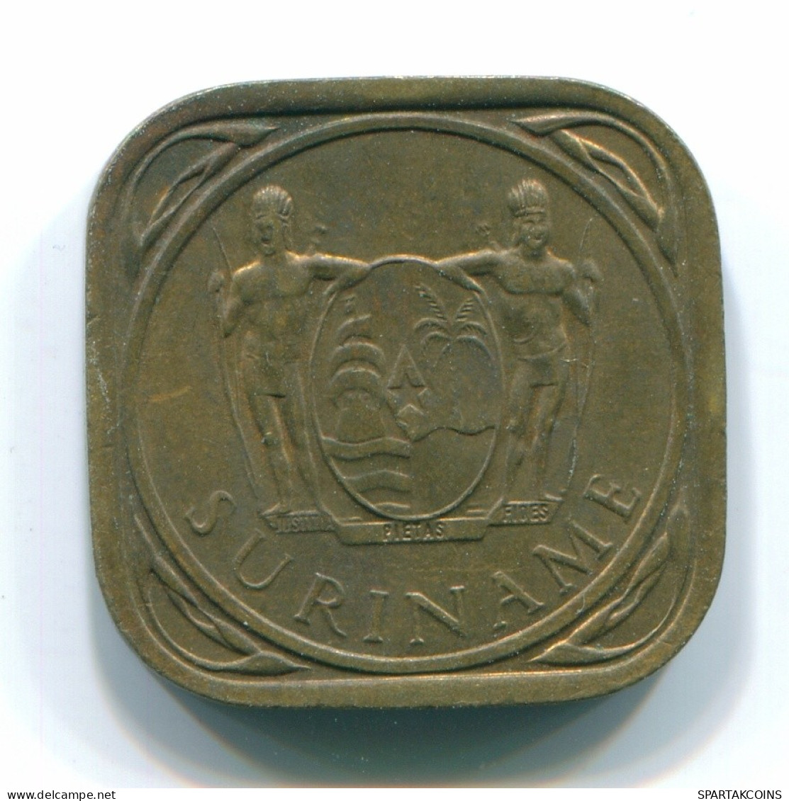 5 CENTS 1972 SURINAM NIEDERLANDE Nickel-Brass Koloniale Münze #S12978.D.A - Surinam 1975 - ...