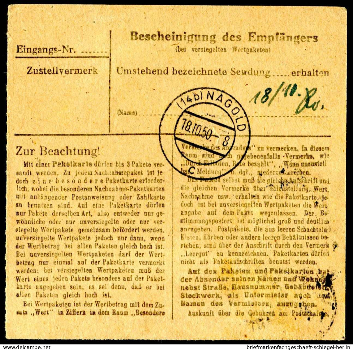 Berlin, 1950, 58 + 56, Brief - Otros & Sin Clasificación