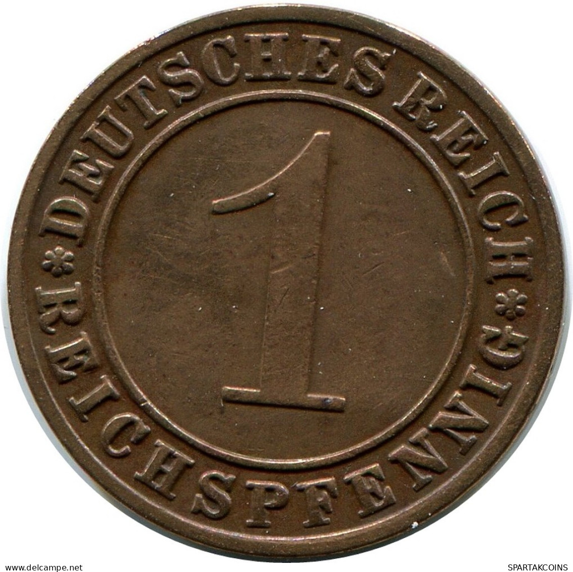1 REICHSPFENNIG 1928 G DEUTSCHLAND Münze GERMANY #DB782.D.A - 1 Renten- & 1 Reichspfennig