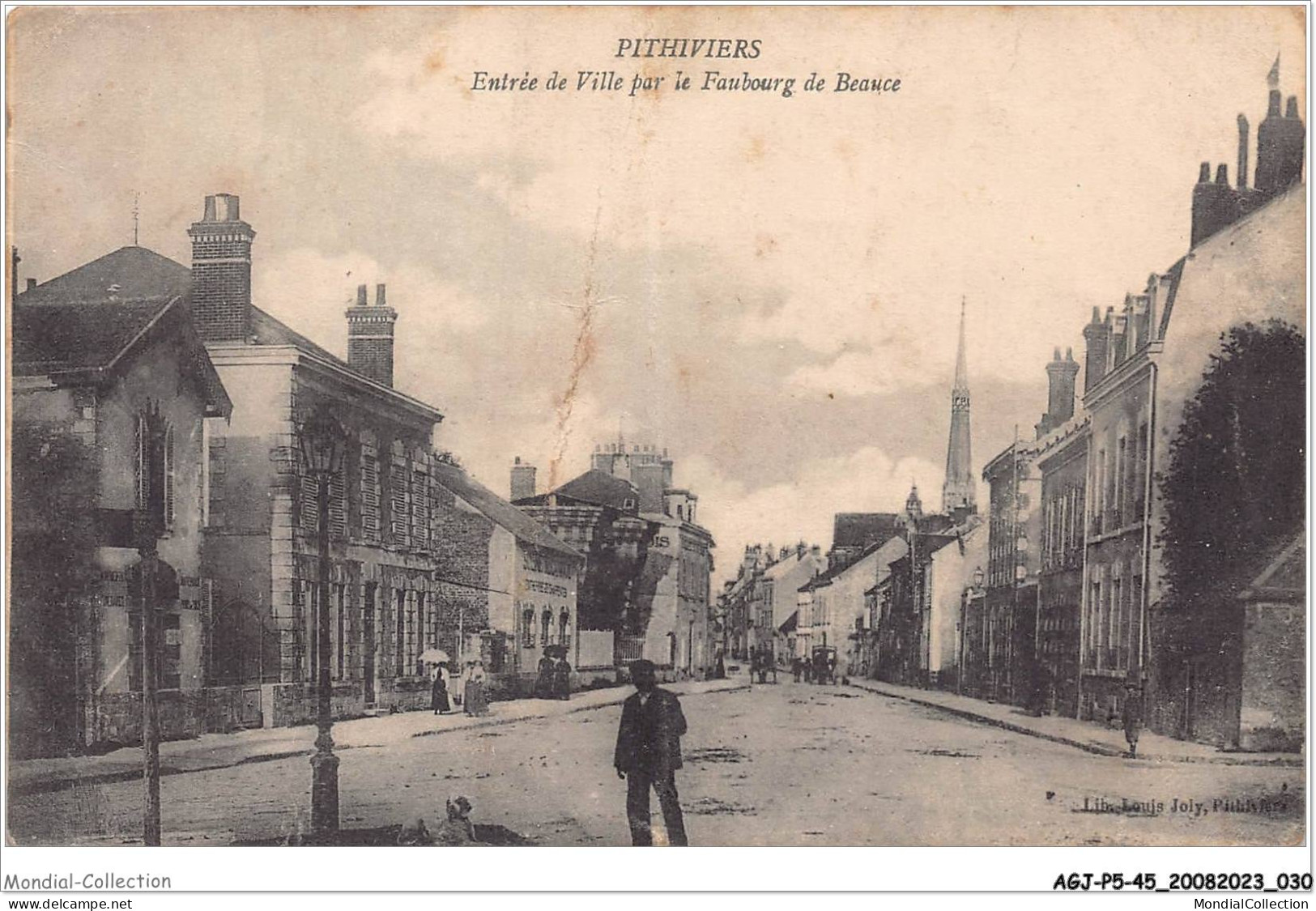 AGJP5-0386-45 - PITHIVIERS - Entrée De Ville Par Le Faubourg De Beauce  - Pithiviers