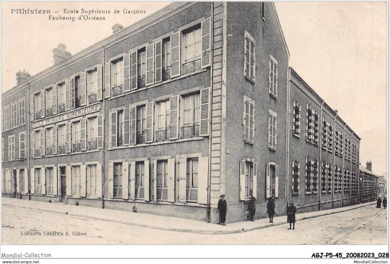 AGJP5-0385-45 - PITHIVIERS - école Supérieure De Garçons - Faubourg D'orleans  - Pithiviers