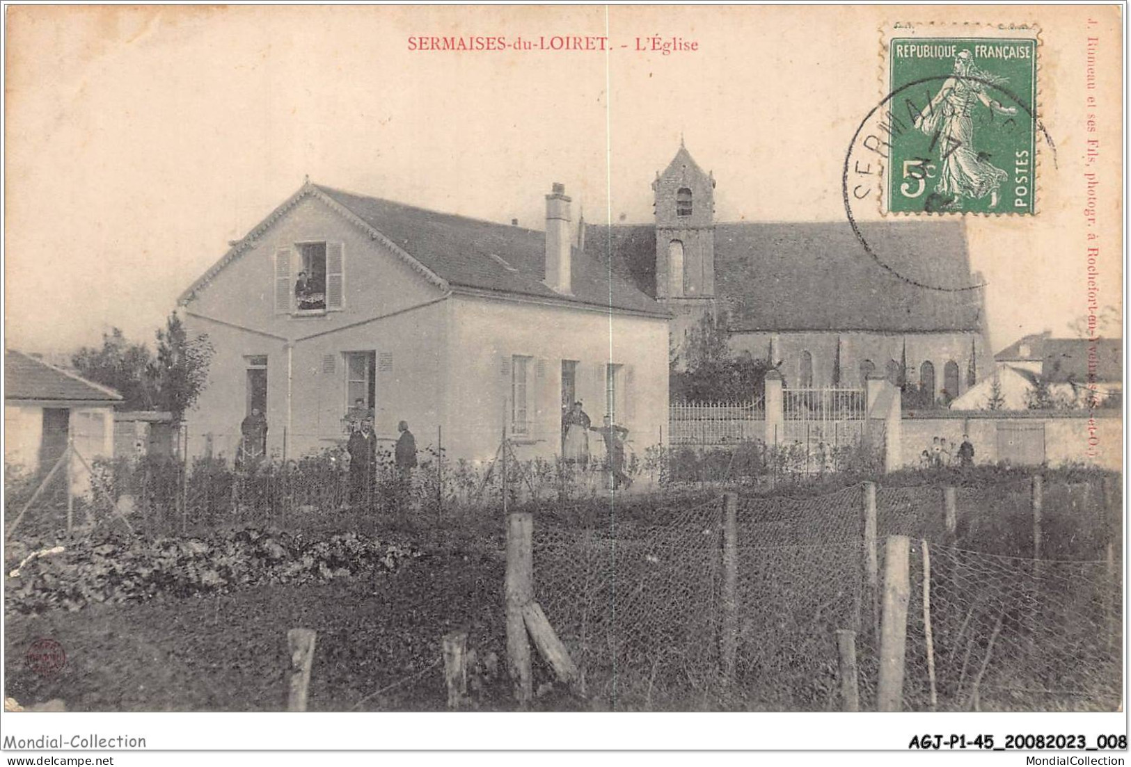 AGJP1-0005-45 - SERMAISES-DU-LOIRET - L'église  - Pithiviers