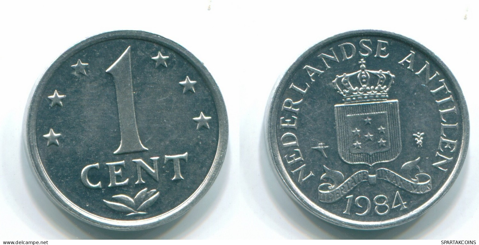 1 CENT 1984 ANTILLAS NEERLANDESAS Aluminium Colonial Moneda #S11208.E.A - Netherlands Antilles