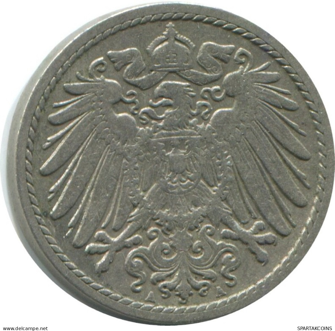 5 PFENNIG 1900 A GERMANY Coin #AE708.U.A - 5 Pfennig