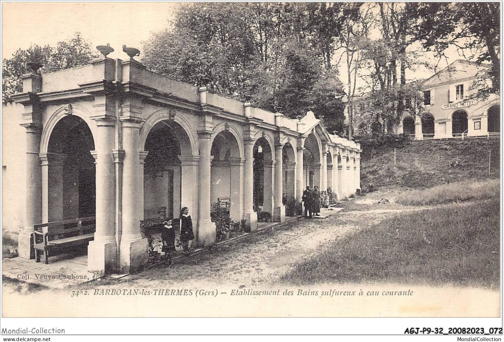 AGJP9-0759-32 - BARBOTAN-LES-THERMES - Gers - établissement Des Bains Sulfureux à Eau Courante  - Barbotan