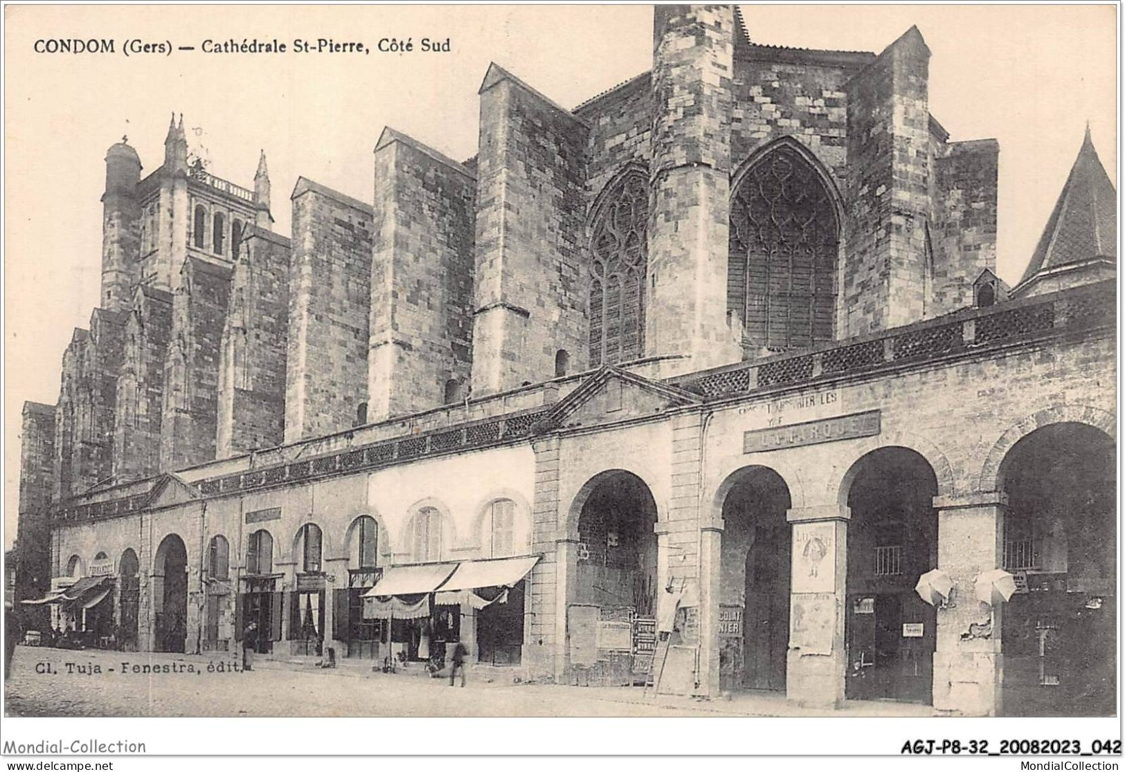 AGJP8-0673-32 - CONDOM - Gers - Cathédrale St-pierre - Coté Sud  - Condom