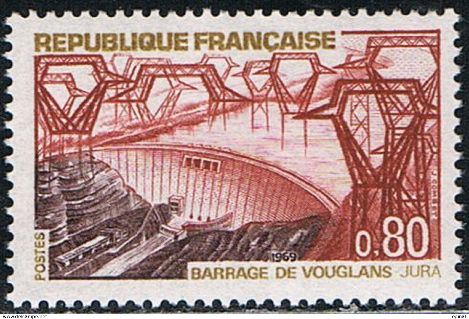 FRANCE : N° 1583 ** (Barrage De Vouglans) - PRIX FIXE - - Neufs