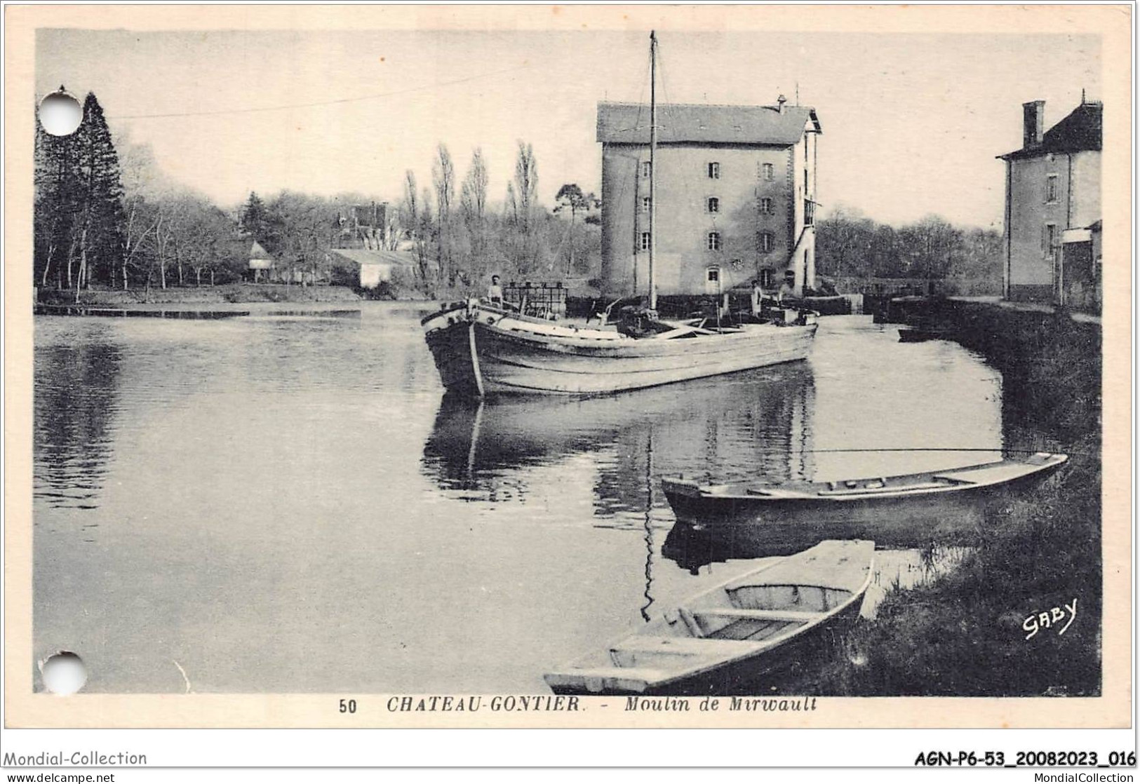 AGNP6-0471-53 - CHATEAU-GONTIER  - Moulin De Mirwall - Chateau Gontier