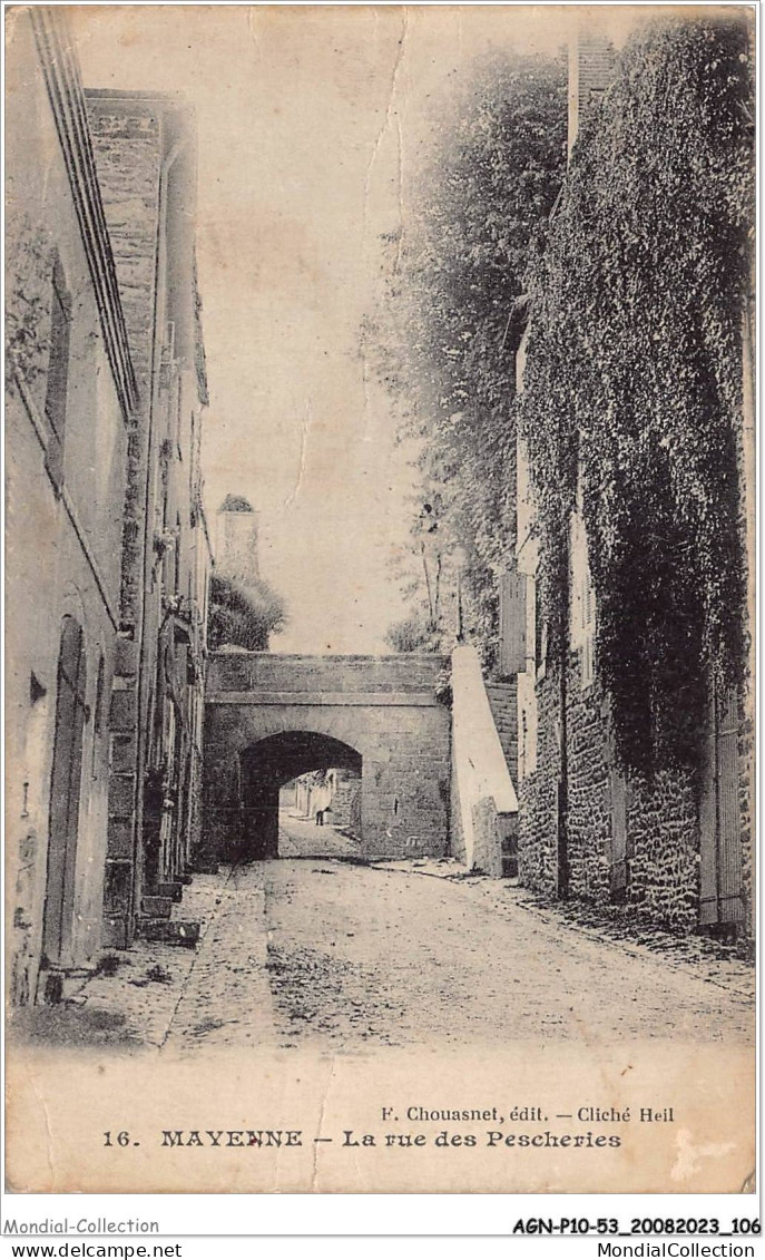 AGNP10-0834-53 - MAYENNE - La Rue Des Pescheries - Mayenne