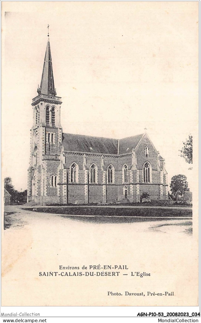 AGNP10-0798-53 - Environs De Pre-en-pail - Saint-calais-du-désert - L'église - Pre En Pail