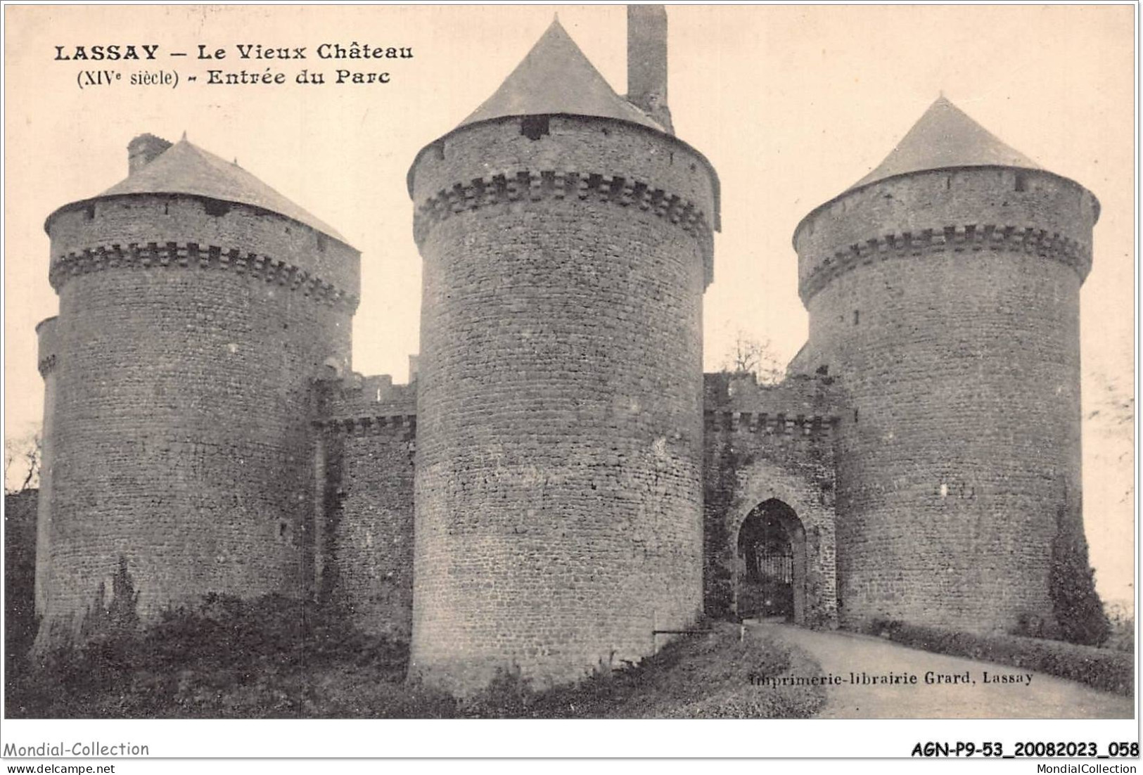 AGNP9-0741-53 - LASSAY -  Le Vieux Chateau - Entrée Du Parc - Lassay Les Chateaux