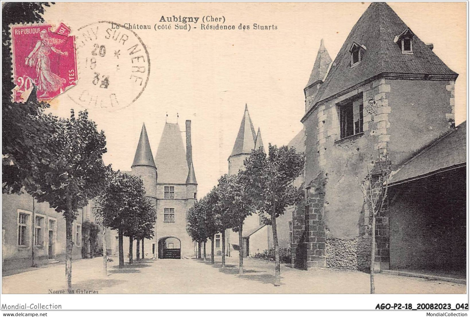 AGOP2-0111-18 - AUBIGNY - Cher - Le Château - Côté Sud - Résidence Des Stuarts - Aubigny Sur Nere