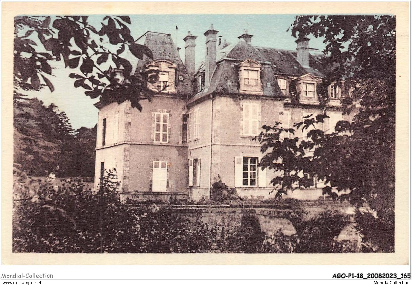 AGOP1-0084-18 - SAULZAIS-le-POTIER - Cher - Chateau De La Lande - Les Douves - Saint-Amand-Montrond