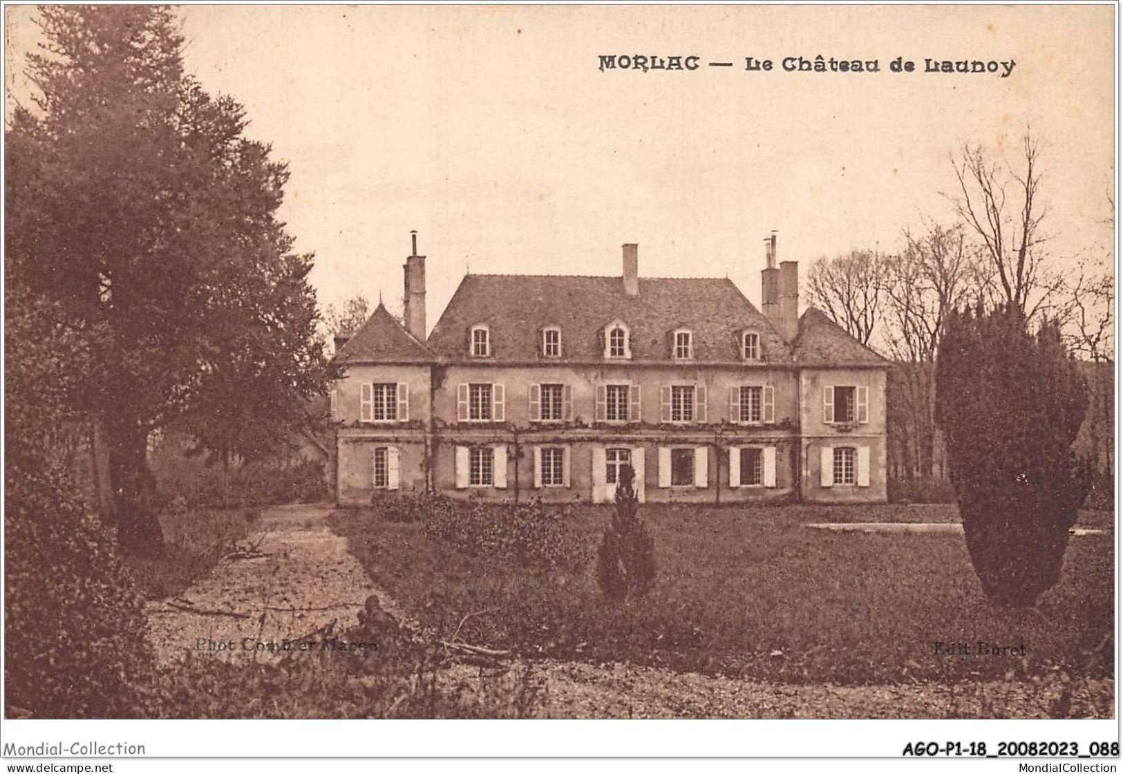 AGOP1-0045-18 - MORLAC - Le Chateau De Launoy - Saint-Amand-Montrond