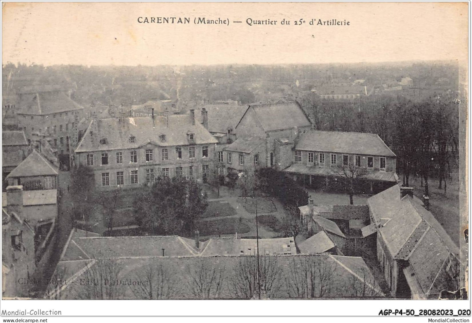 AGPP4-0334-50 - CARENTAIN - Quartier Du 25e D'Artillerie  - Carentan