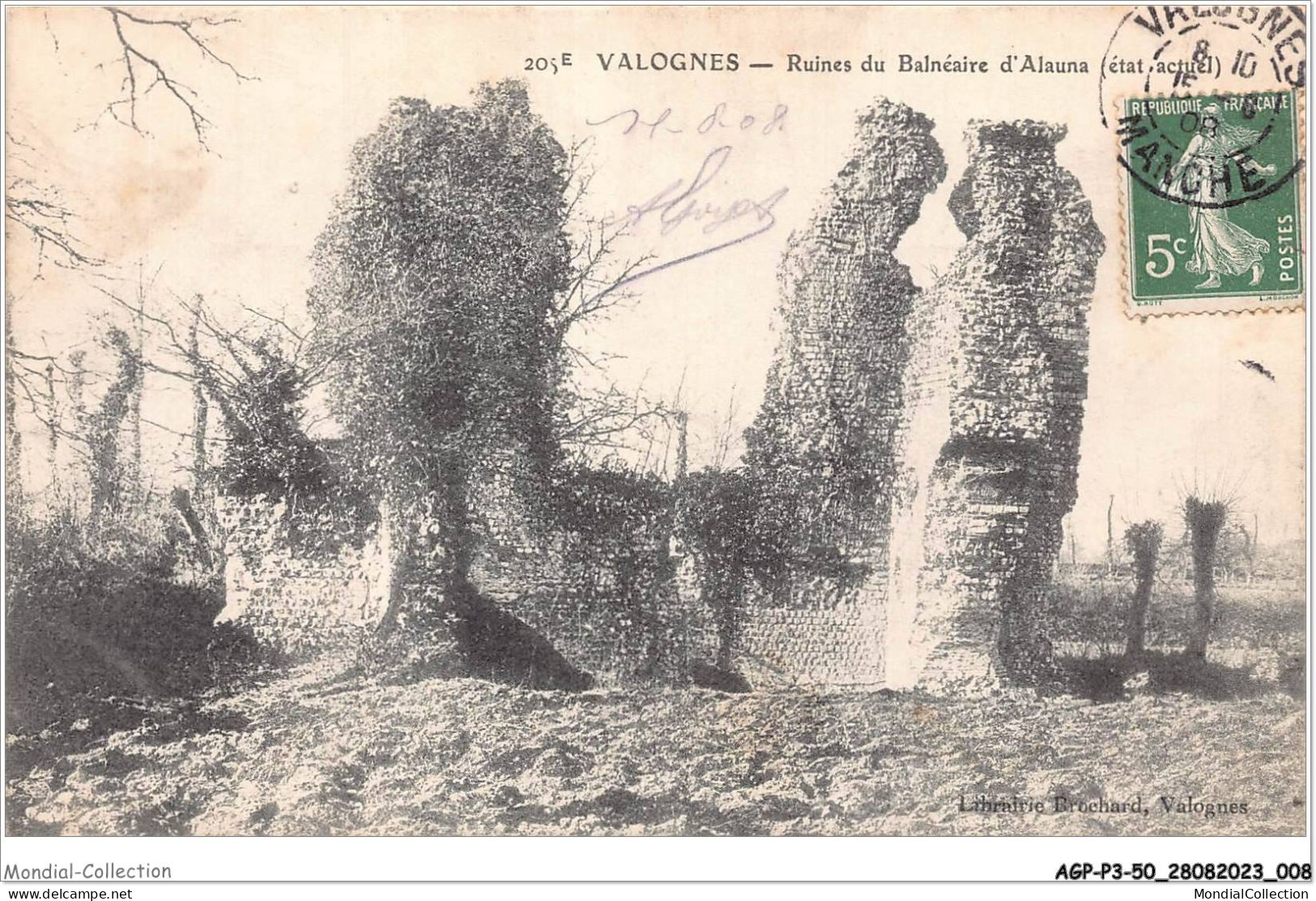 AGPP3-0216-50 - VALOGNES - Ruines Du Balnéaire D'Alauna  - Valognes