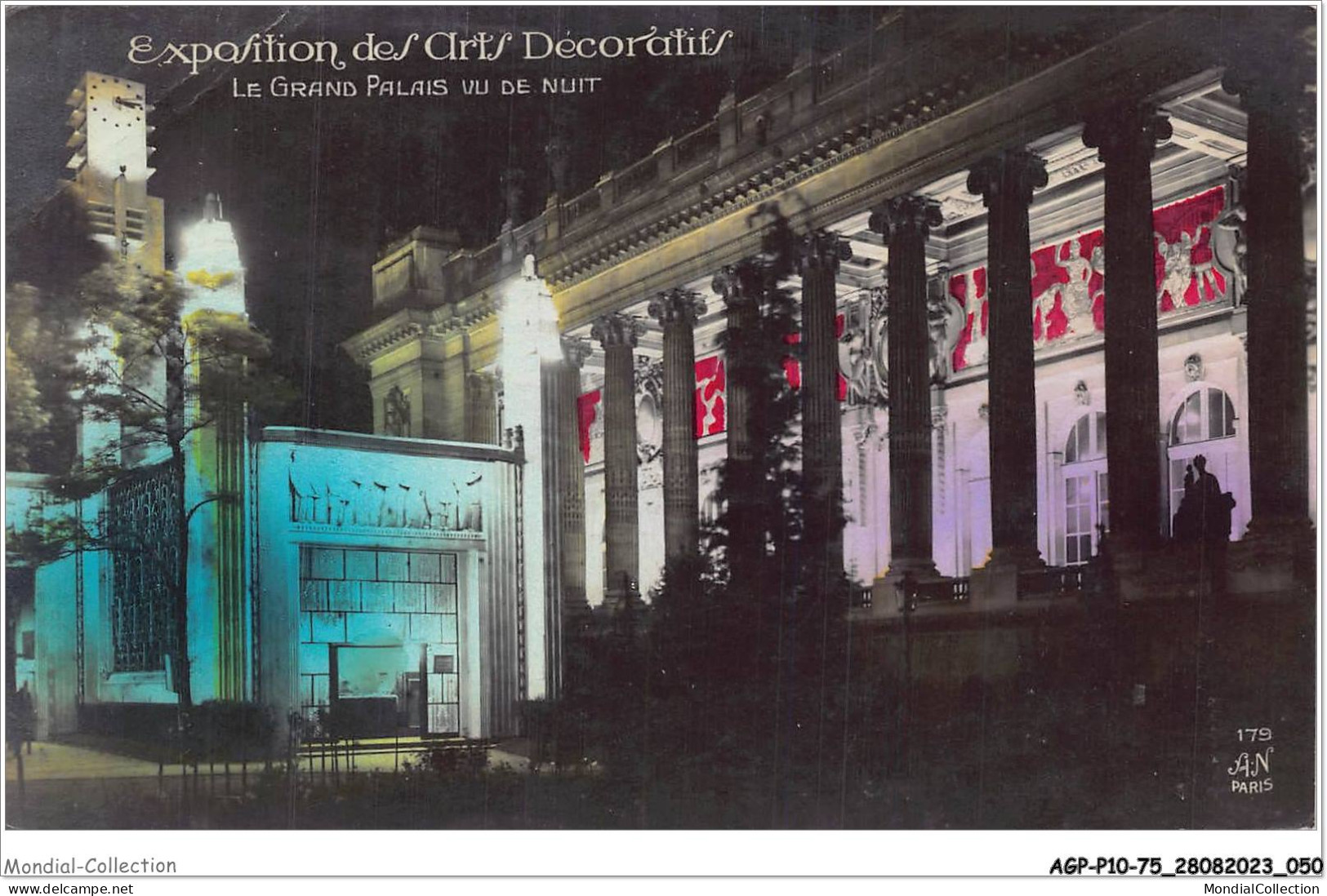 AGPP10-0836-75 - EXPOSITION - Le Grand Palais Vue De Nuit  - Expositions