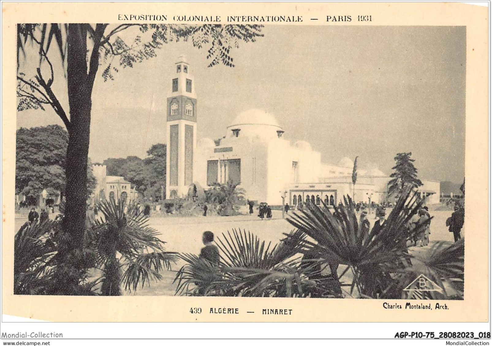 AGPP10-0820-75 - EXPOSITION - Algérie - Minaret  - Exposiciones