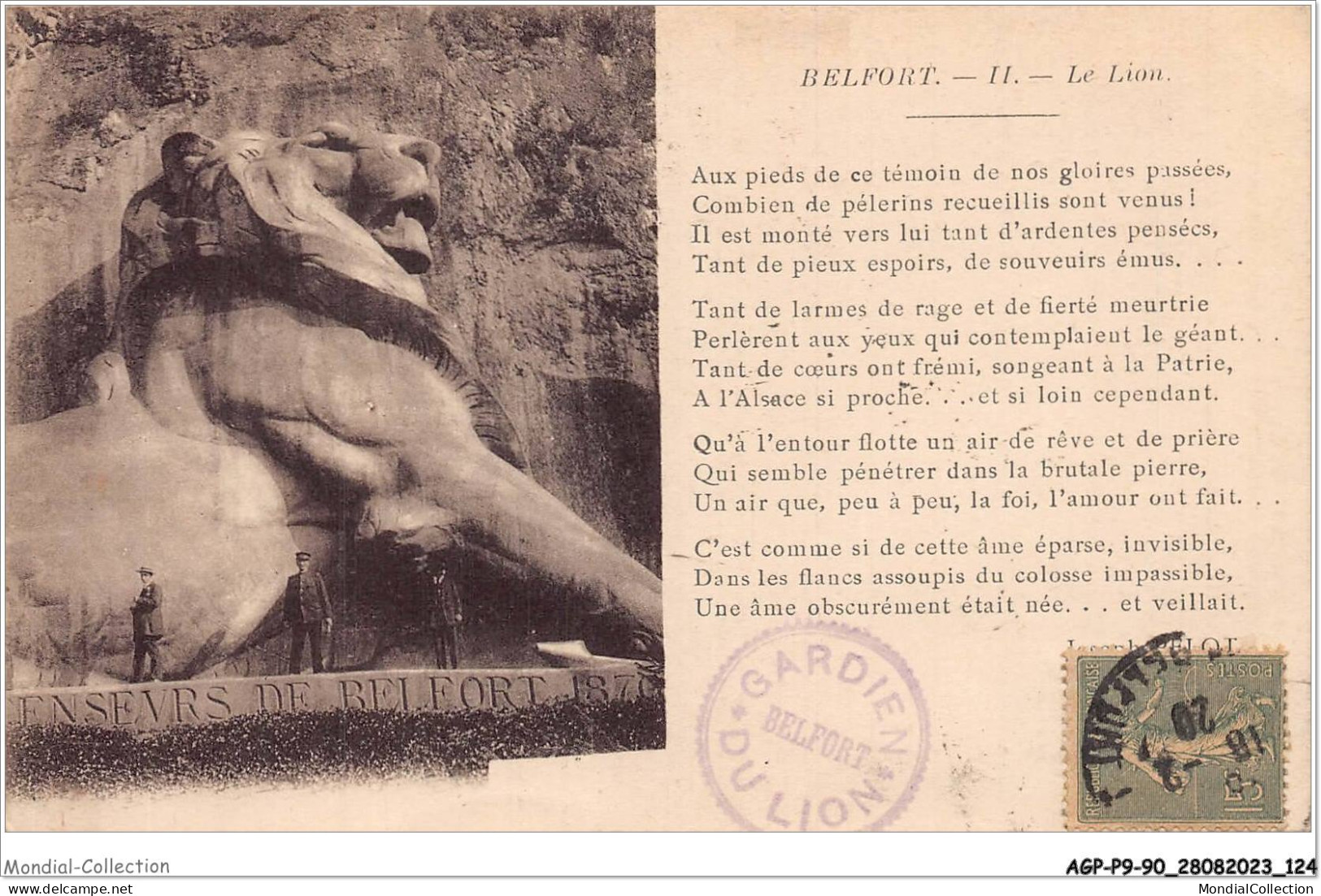 AGPP9-0786-90 - BELFORT-LE-LION - Le Lion - Belfort – Le Lion