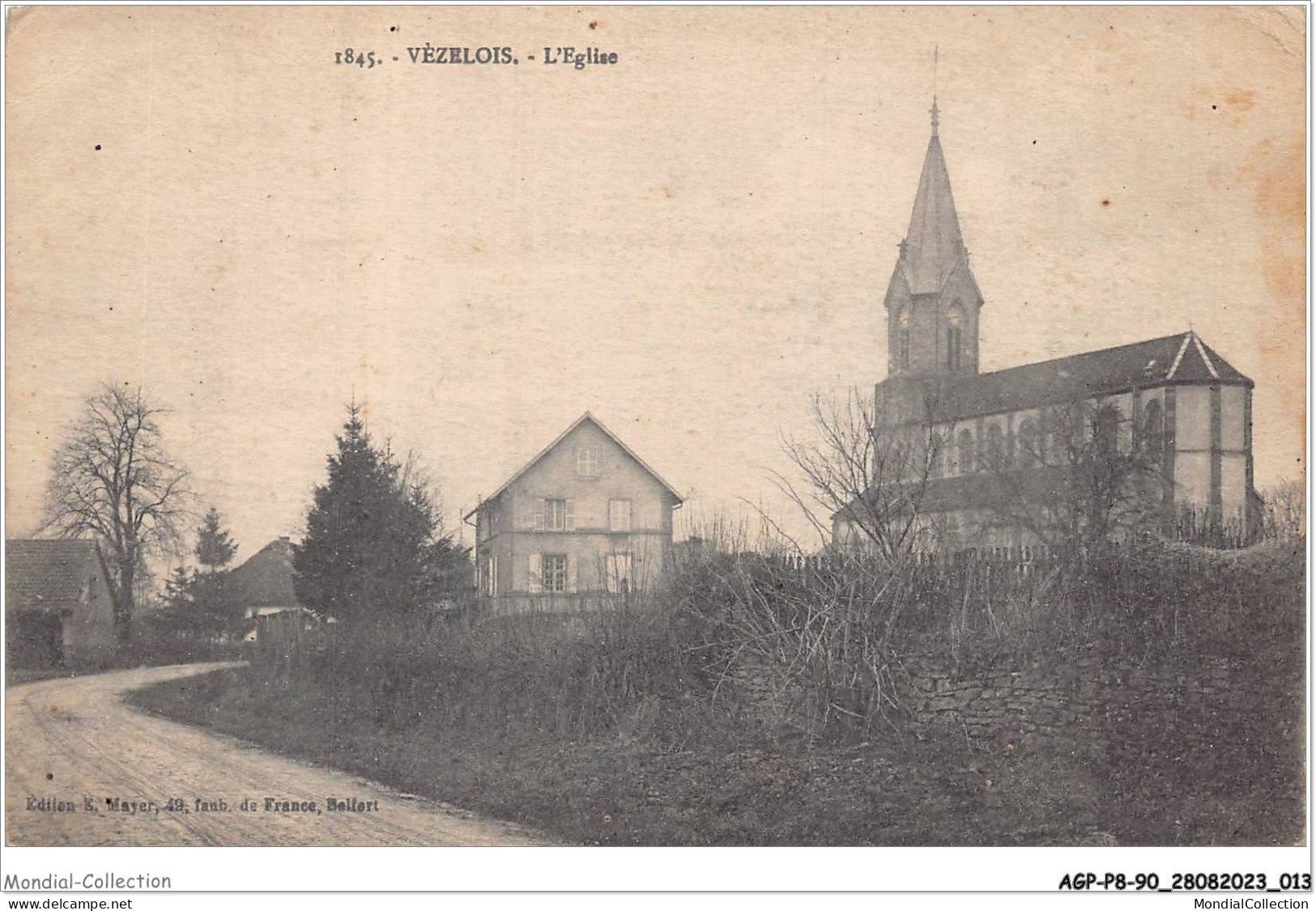 AGPP8-0672-90 - VEZELOIS - L'église  - Sonstige & Ohne Zuordnung