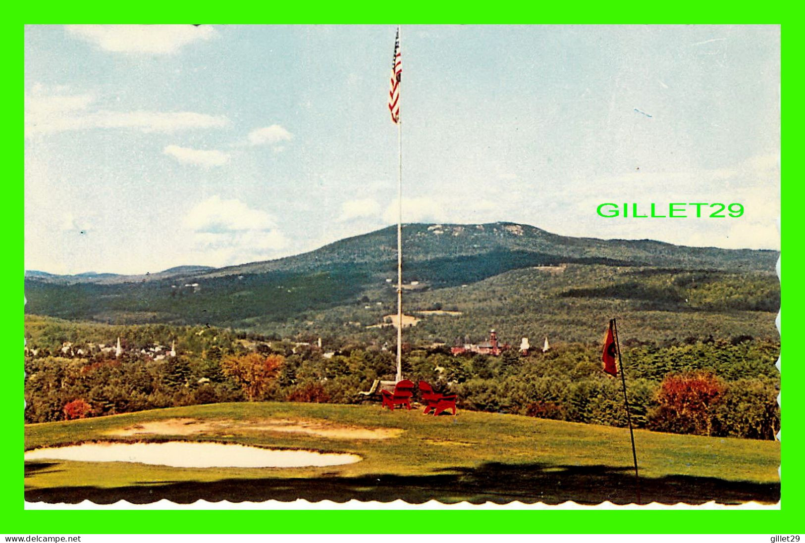 CLAREMONT, NH - PANORAMIC VIEW OF CLAREMONT FROM THE GOLF COURSE - DEXTER PRESS INC - EASTERN ILLUSTRATING - - Altri & Non Classificati