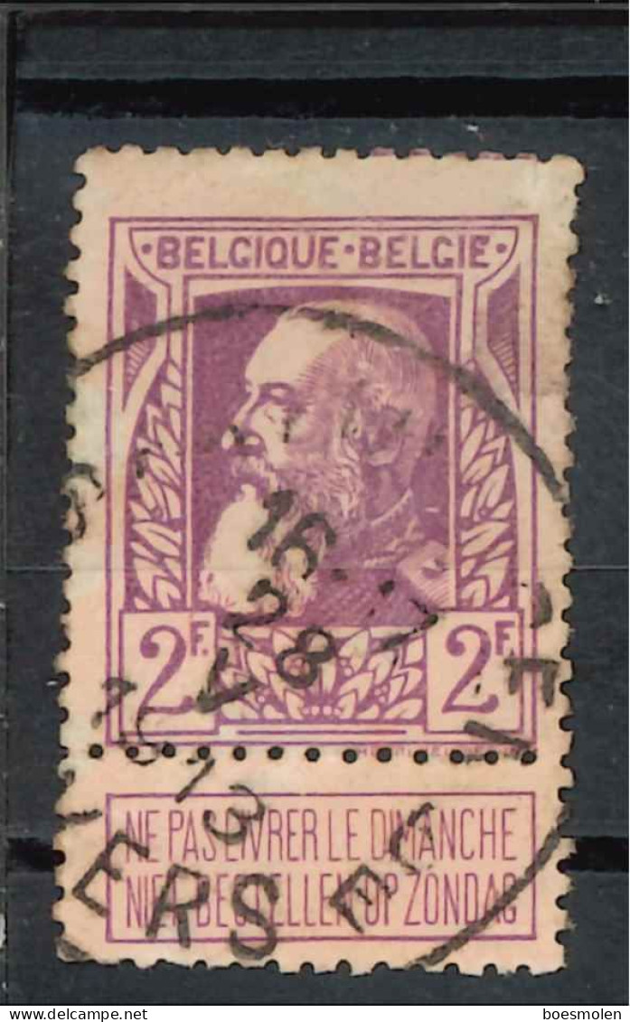 OBP 80 USED - 1905 Grosse Barbe