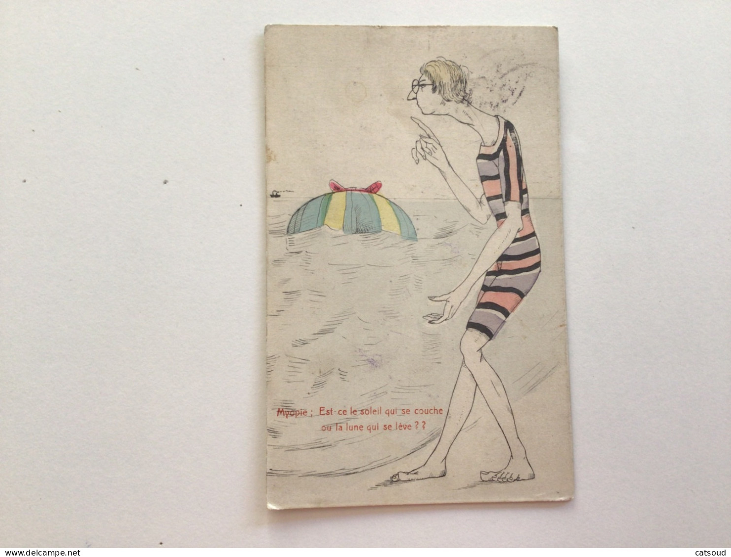 Carte Postale Ancienne (1912) Myopie Excelsior N°125 - 1900-1949