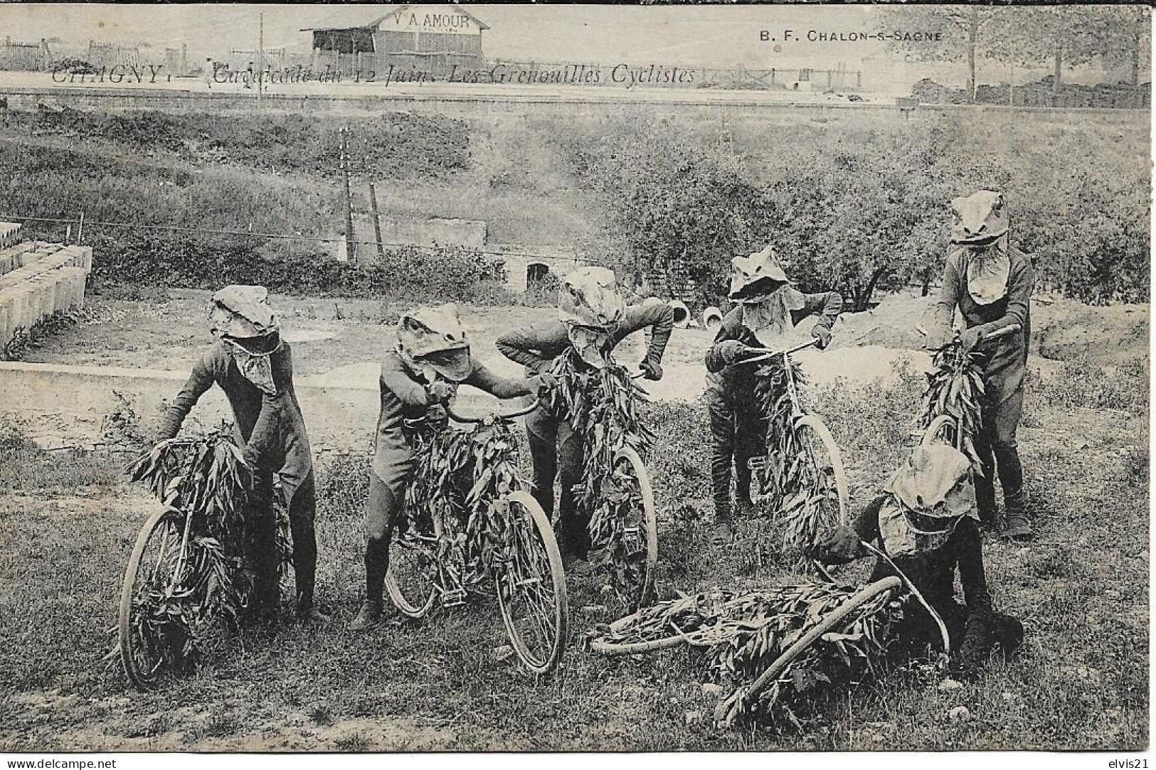 CHAGNY Cavalcade. Les Grenouilles Cyclistes - Chagny